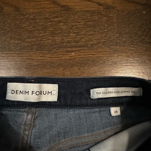 Denim Forum Lola High-Rise Skinny Jeans - Picture 2 of 4